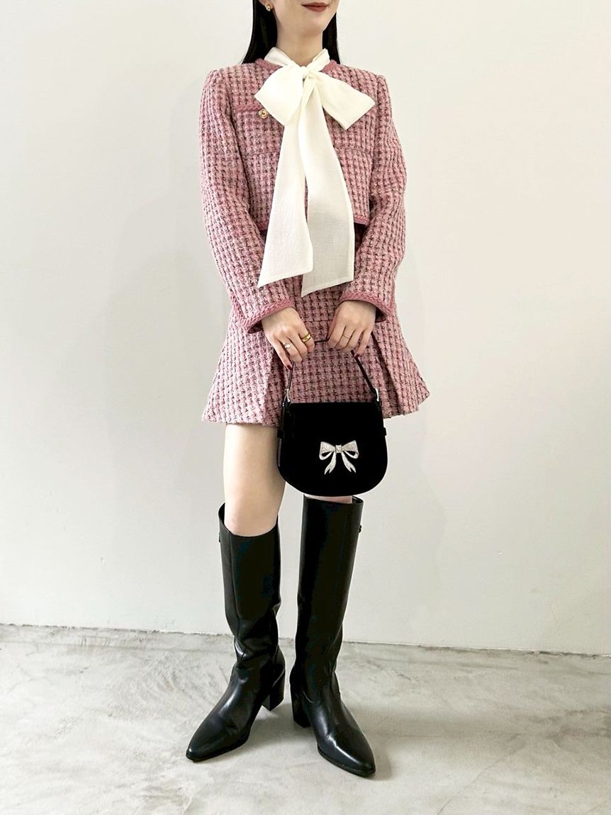 LILY BROWN｜[L.B CANDY STOCKLBロゴスタッズショルダーバッグ
