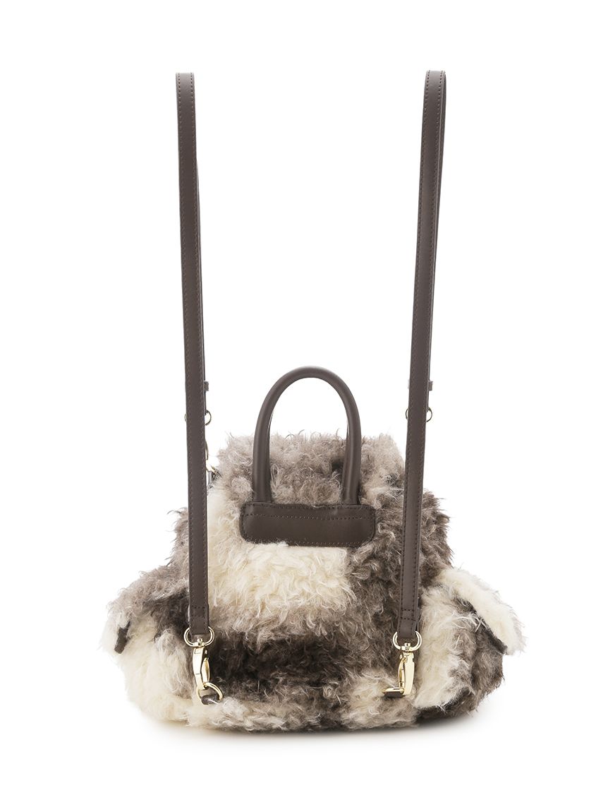 2wayエコファーバックパック(バッグ)｜LILY BROWN（リリー