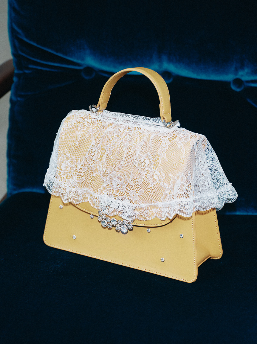 L.B CANDY STOCK]2wayレースカバーバッグ(Hearts2Hearts着用)(バッグ