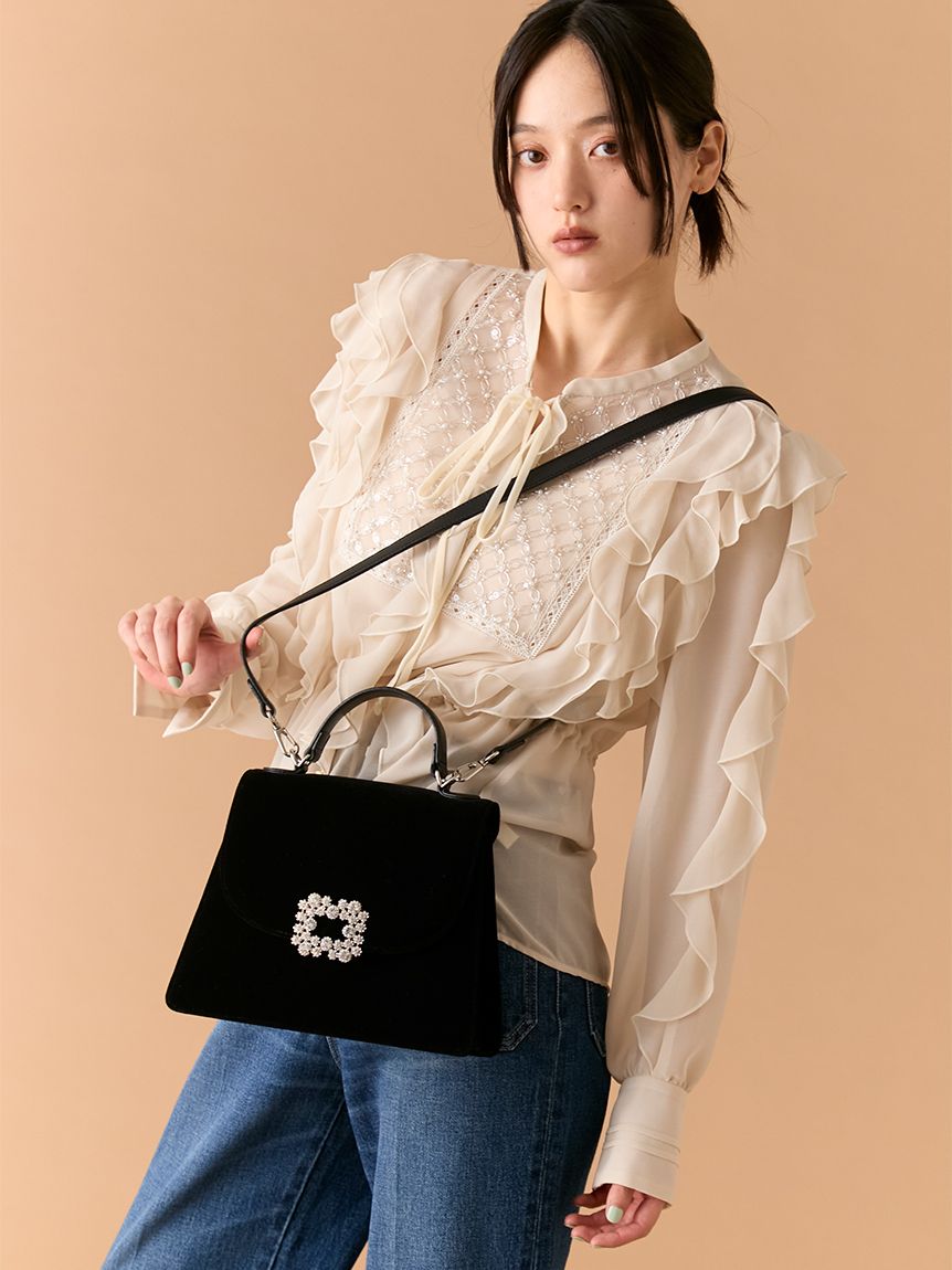 L.B CANDY STOCK]2wayレースカバーバッグ(Hearts2Hearts着用)(バッグ