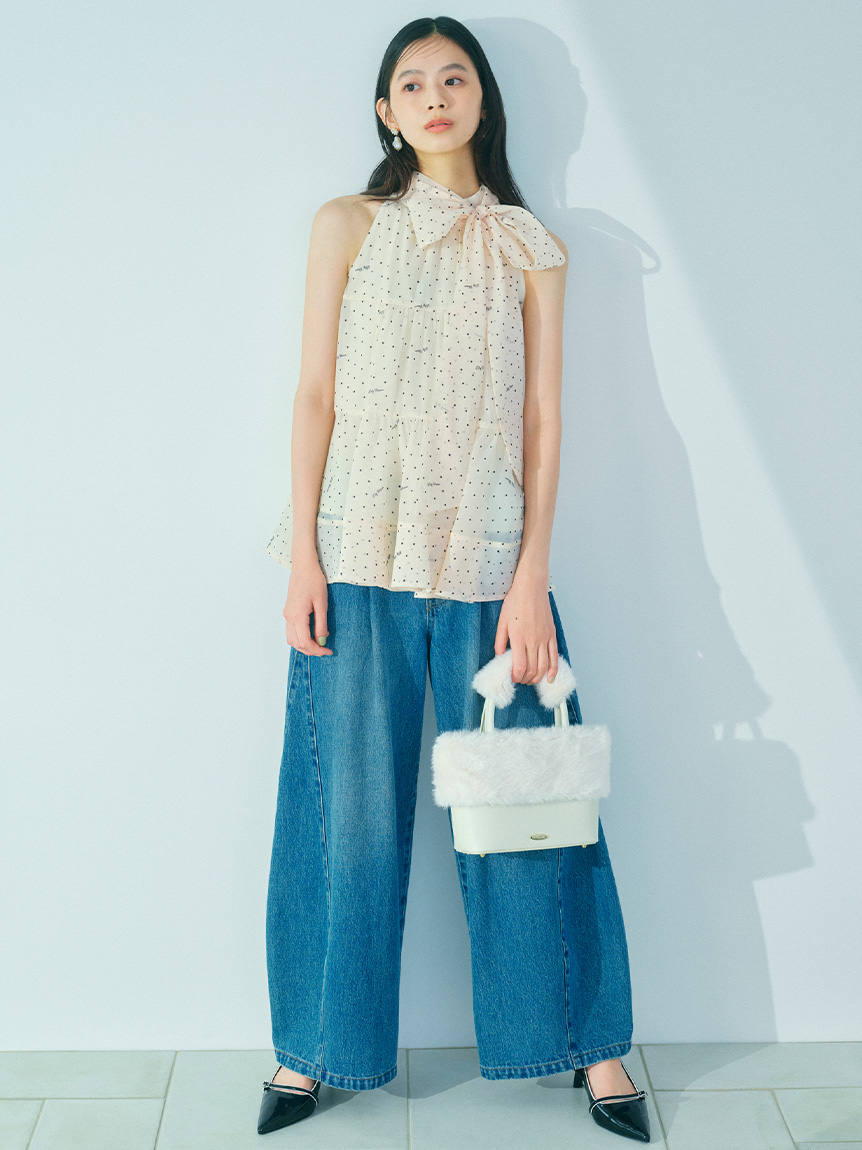 オフィシャル・MASHアプリ限定】エコファーコンビマルチウェイトート