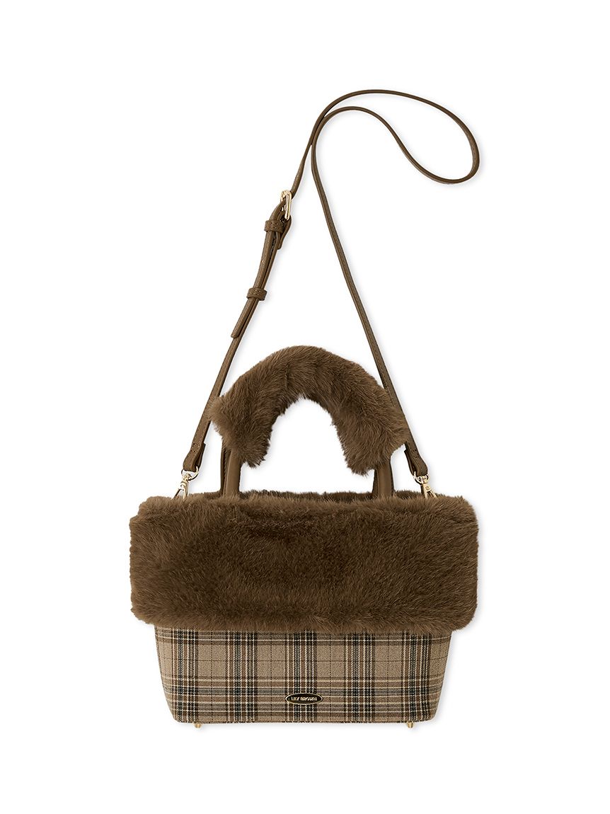 オフィシャル・MASHアプリ限定】エコファーコンビマルチウェイトート