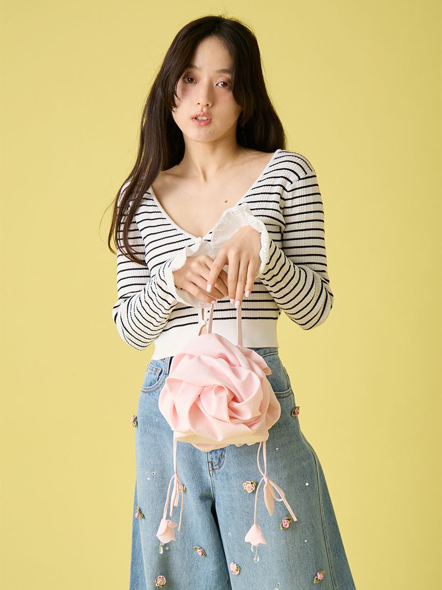 LilyBrown♡3Dﾌﾗﾜｰﾄｯﾌﾟ L.B CANDY STOCK]3Dフラワーバッグ(雑貨)｜ファッション雑貨｜LILY