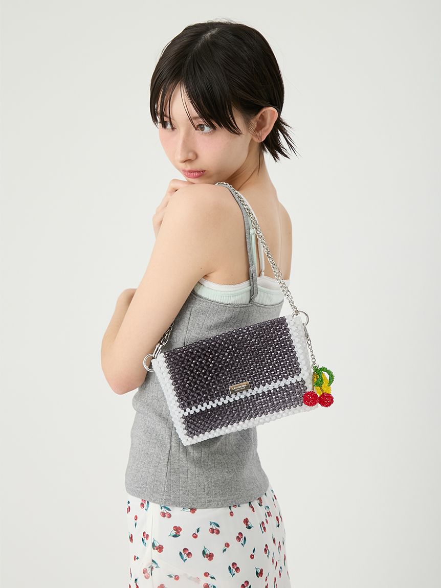 Lily Brown ビジューバッグ ベロア 成人式 LILY BROWN（リリーブラウン） (10%OFF&300円OFF) ビジューラウンド