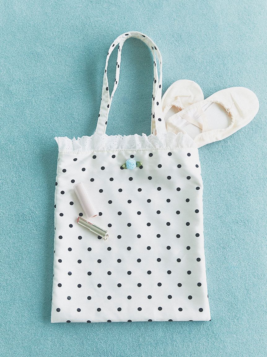 ローズモチーフフリルトート(トートバッグ)｜BAG｜LILY BROWN（リリー