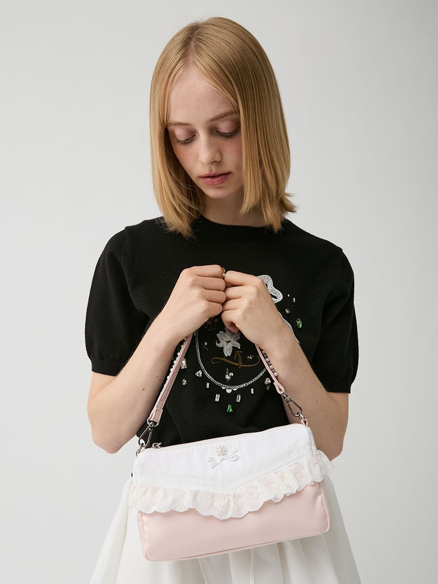 リリーブラウン L.B CANDY STOCK] レースショルダーバッグ(バッグ)｜LILY BROWN