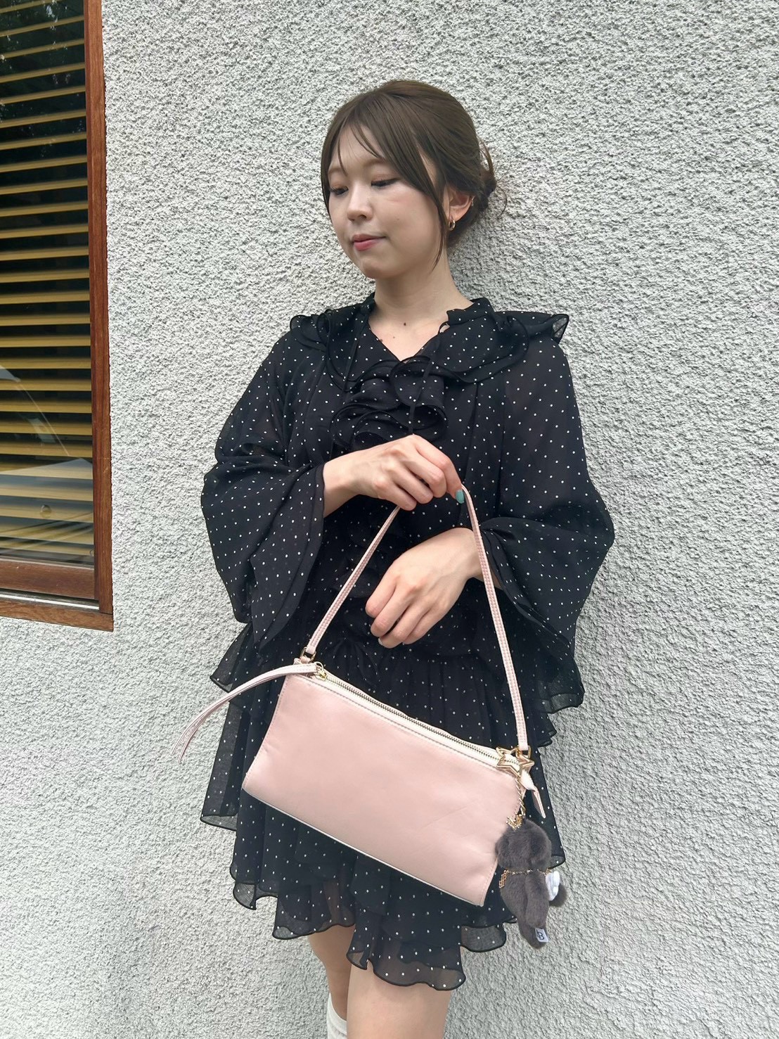 ミニマルスクエアショルダーバッグ(ショルダーバッグ)｜BAG｜LILY