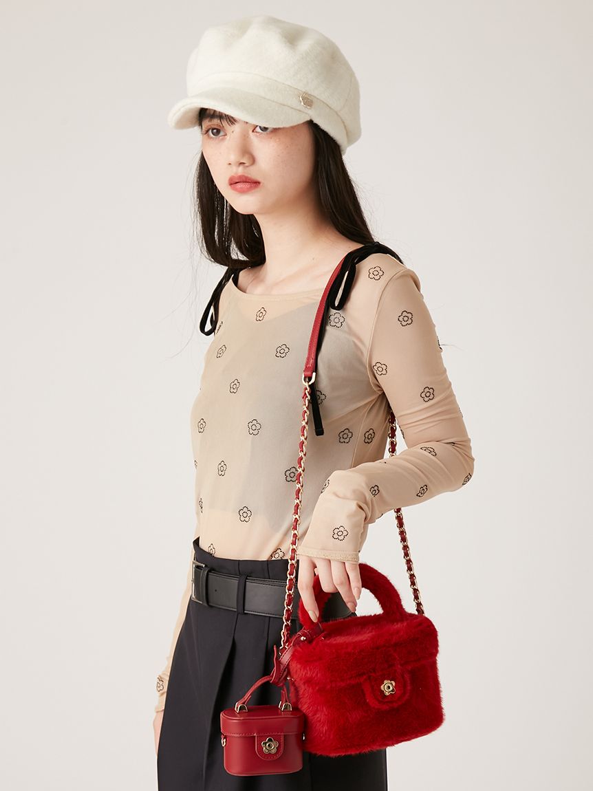 LILY BROWN×MARY QUANT】デイジーミニバニティポーチ(ポーチ