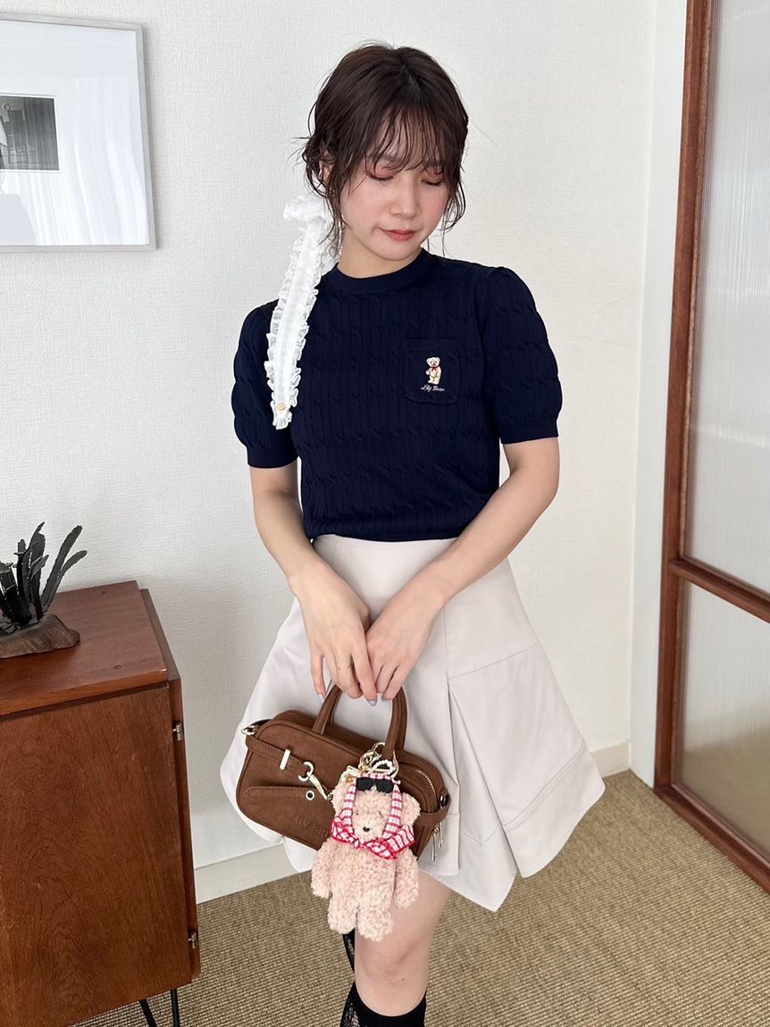 リリーブラウン LILY BROWN Lily Bear スカーフスタイルチャーム
