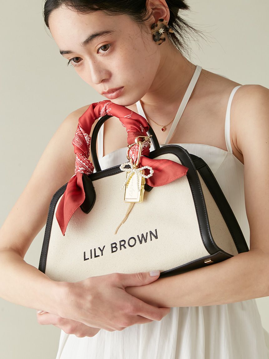 新品未開封タグ付き♡リリーブラウン♡浴衣＆マスクセット　ハート柄　ブラック リリーブラウン LILY BROWN オリジナルテキスタイル浴衣 （BLK
