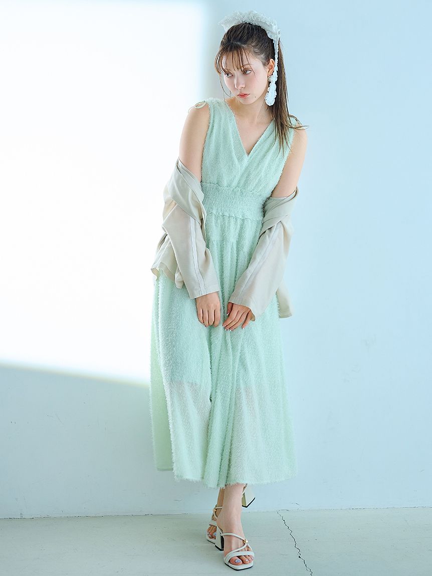 LILY BROWN / リリー ブラウン ロングリボンシュシュ白whiteレア LILY BROWN / リリー ブラウン ロングリボンシュシュ白whiteレア