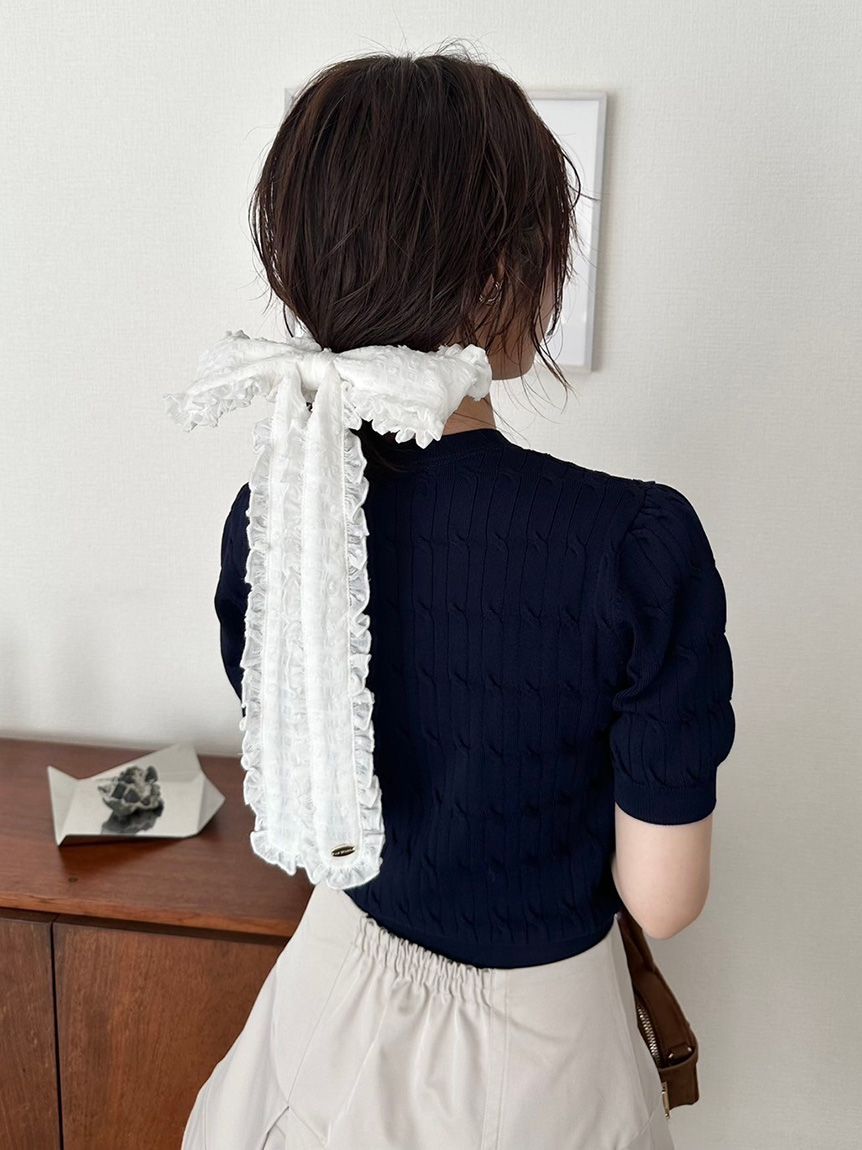 ロングリボンシュシュ(ヘッドアクセサリー)｜アクセサリー｜LILY