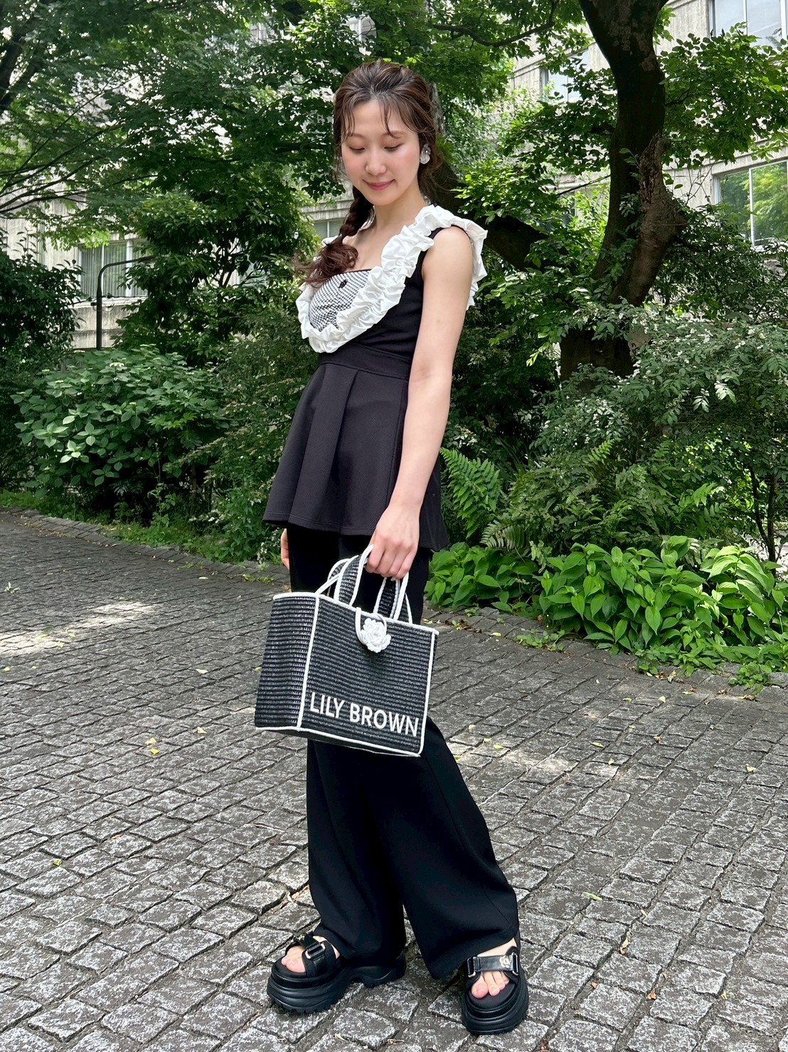 【ギフト】 LILY BROWN×MARY QUANT】3ピーススイムウエア(水着 水着・ラッシュガード