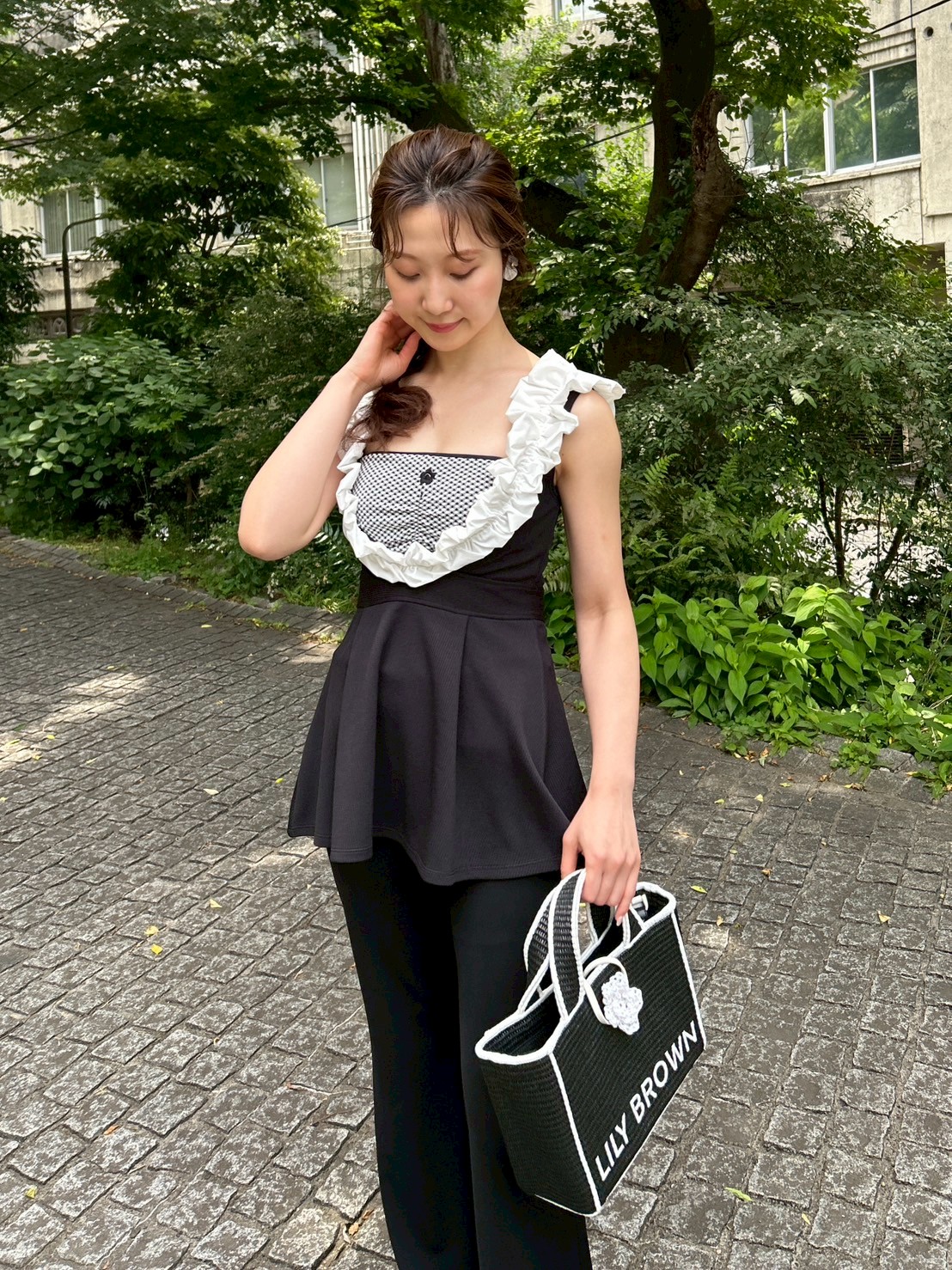LILY BROWN×MARY QUANT】ホルターネックスウィムウェア(水着