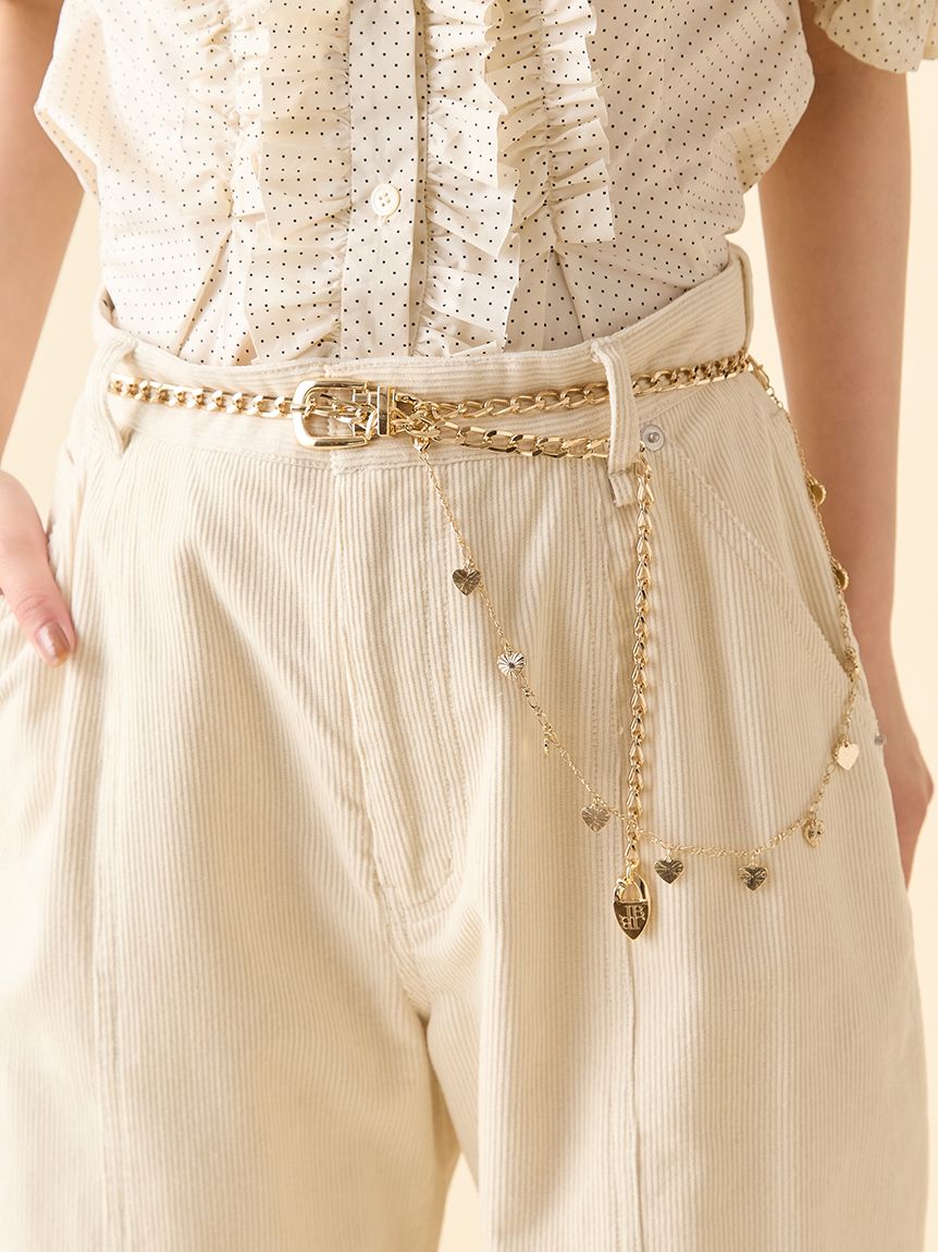 2wayモチーフチェーンベルト(Hearts2Hearts着用)(雑貨)｜ファッション