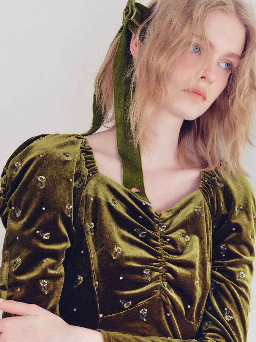 ベロアリボンバレッタ(ヘッドアクセサリー)｜アクセサリー｜LILY BROWN