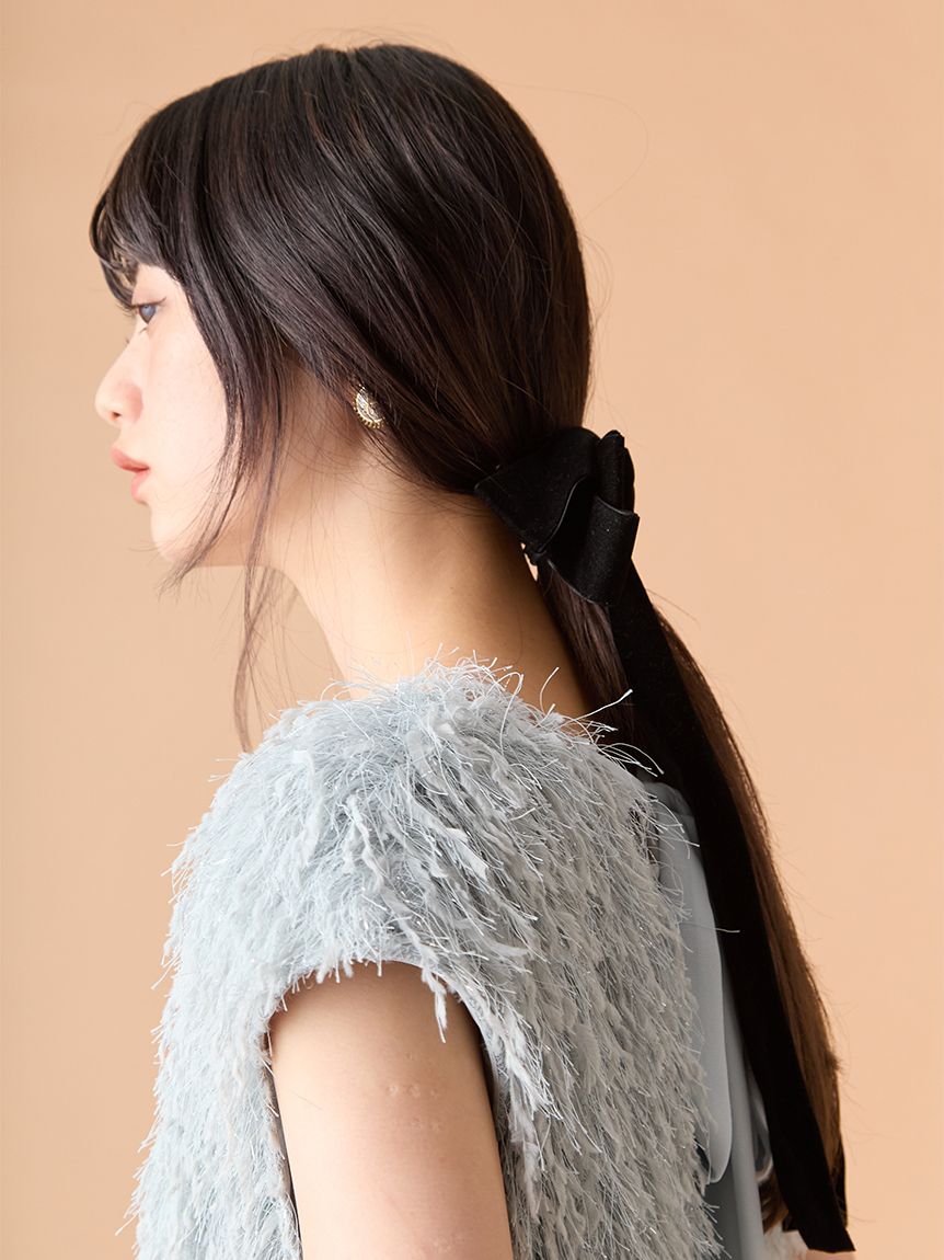 ベロアリボンバレッタ(ヘッドアクセサリー)｜アクセサリー｜LILY