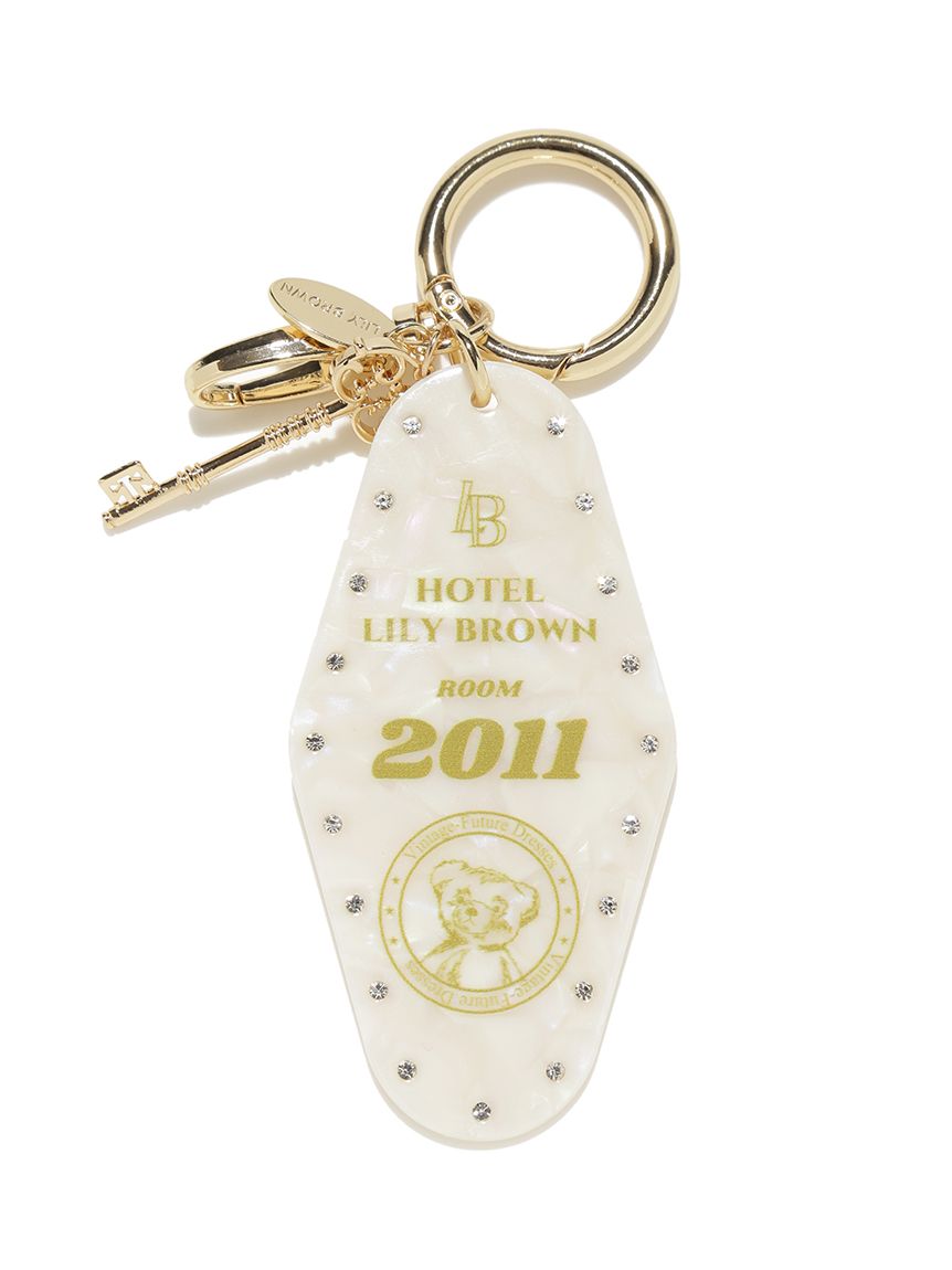 キーホルダー・キーリング [RAIVE] Lily Long Charm HOTELモチーフLily bearキーチャーム(雑貨)｜ファッション雑貨