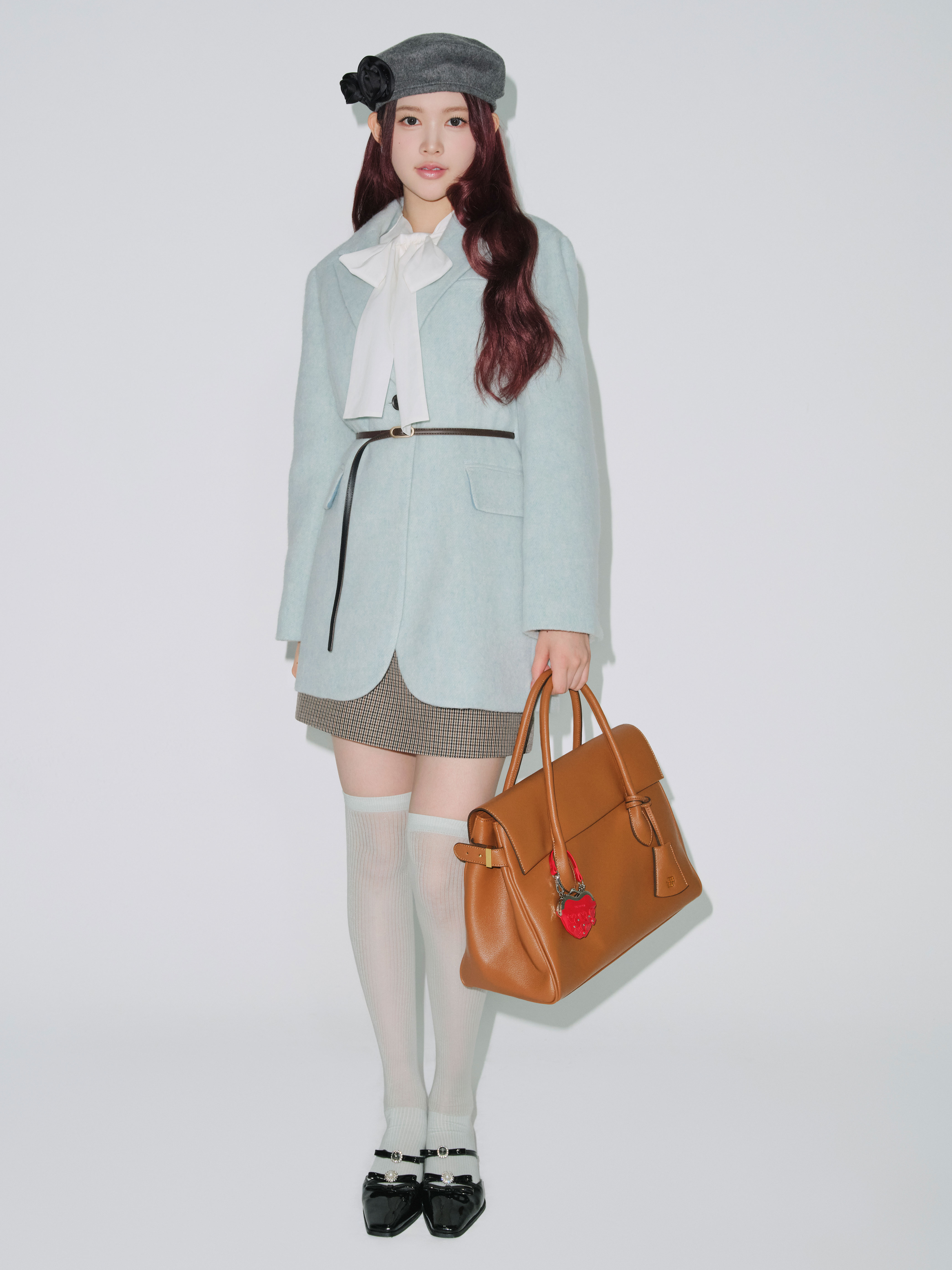 ベリーハリーママ シアーコットンニーハイソックス【Hearts2Hearts着用】(レッグ