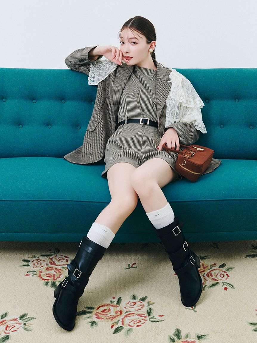 ウールブレンドレッグウォーマー(Hearts2Hearts着用)(ソックス