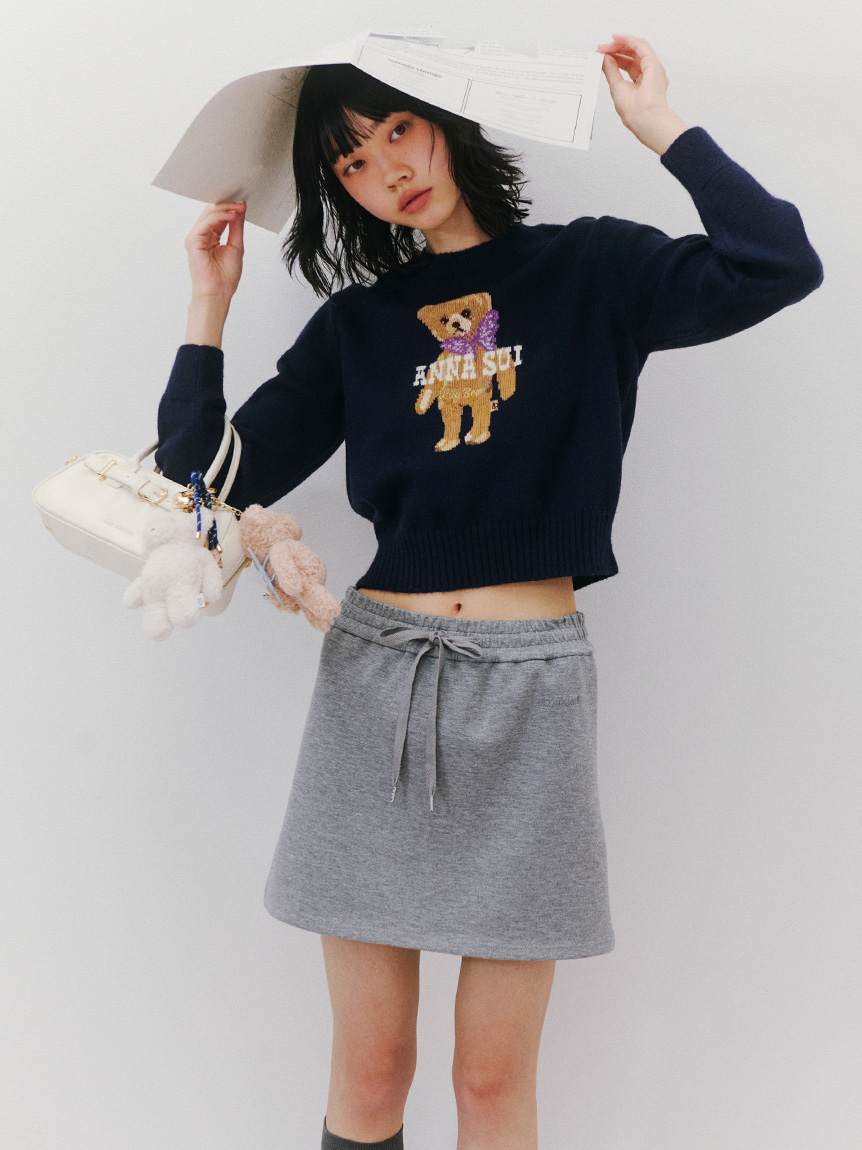 値下げ】LILY BROWN ANNA SUI デニムパンツ 蝶プリント 値下げ】LILY