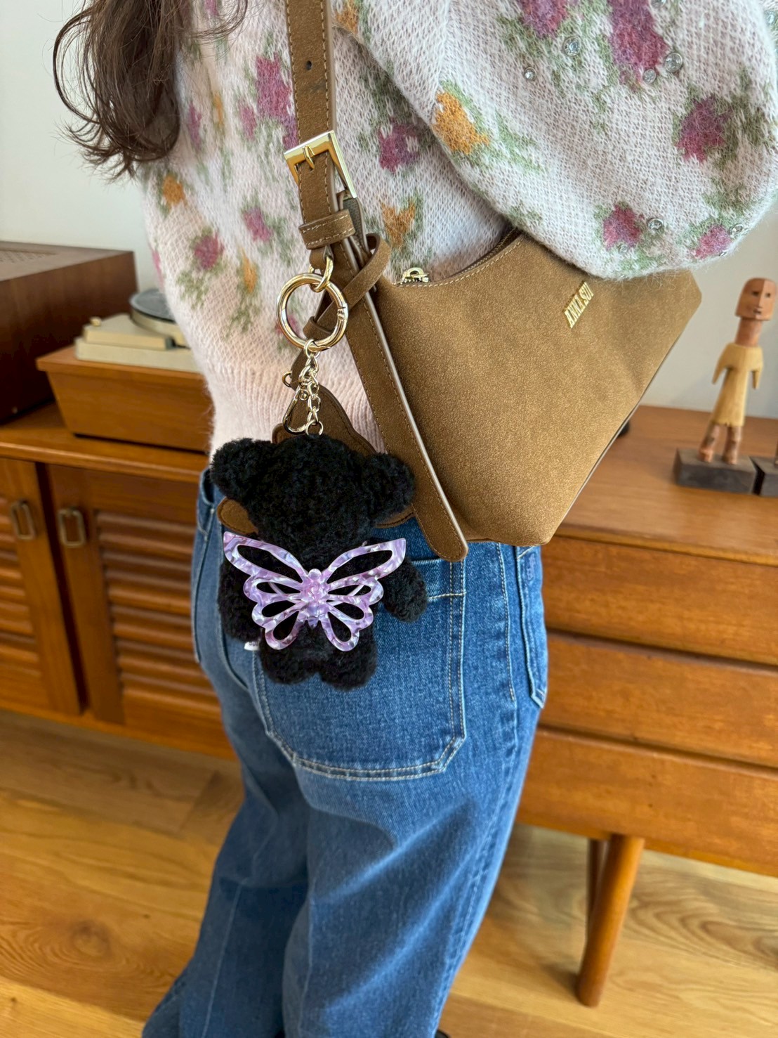 WEB限定カラー】【LILY BROWN ×ANNA SUI】バタフライLily Bearチャーム