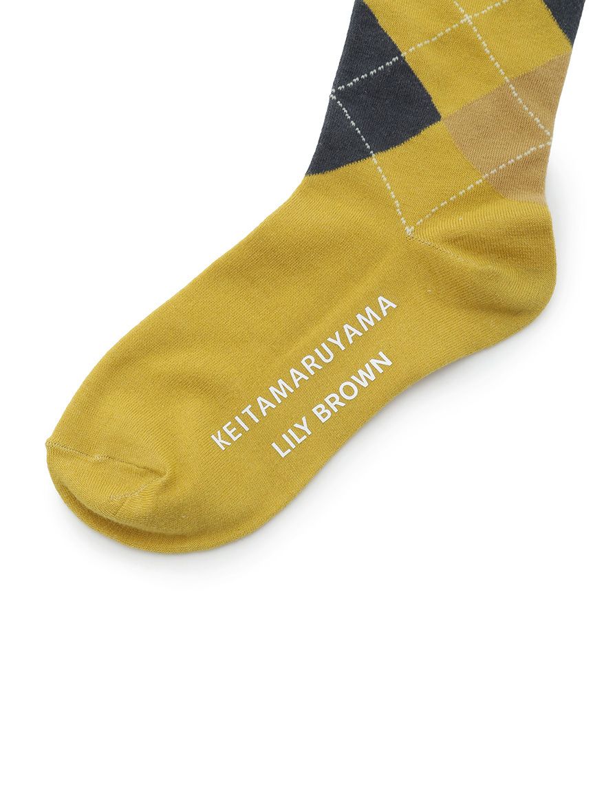 LILY BROWN×KEITA MARUYAMA】アーガイルハイソックス(コラボレーション