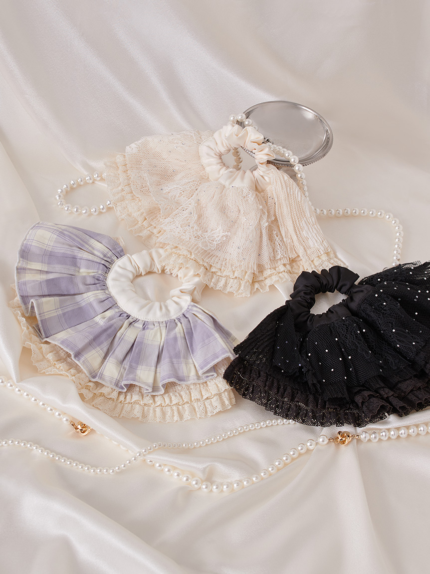 ハーフフリルシュシュ(ヘッドアクセサリー)｜アクセサリー｜LILY BROWN