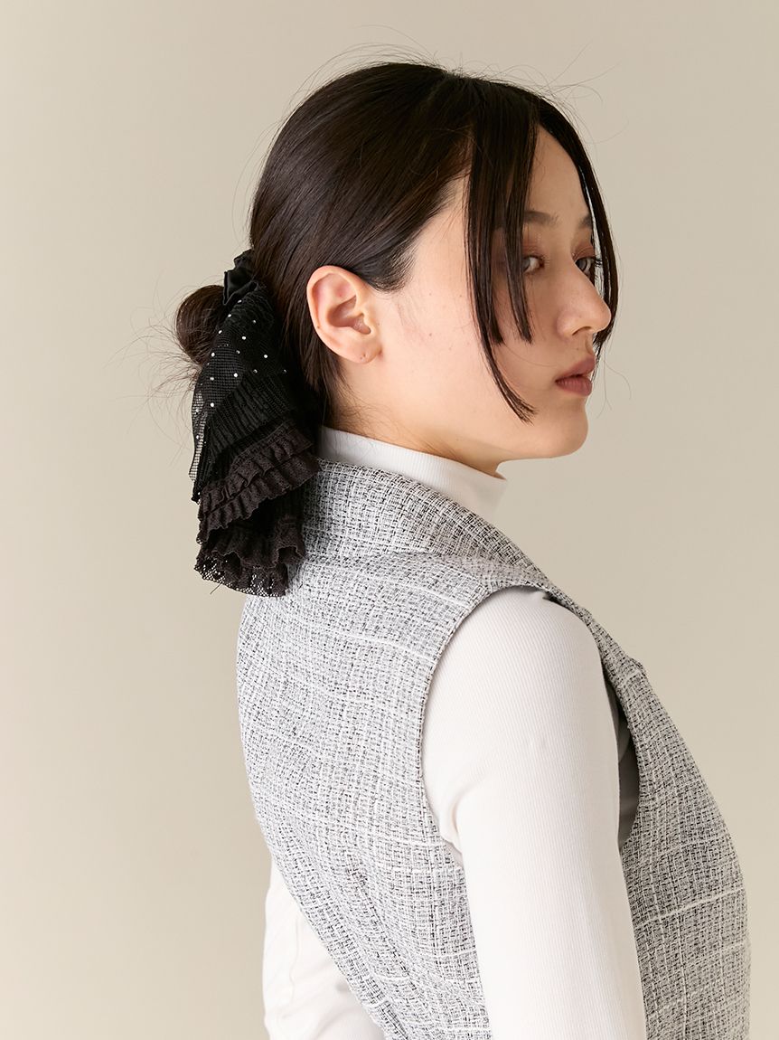 ハーフフリルシュシュ(ヘッドアクセサリー)｜アクセサリー｜LILY BROWN