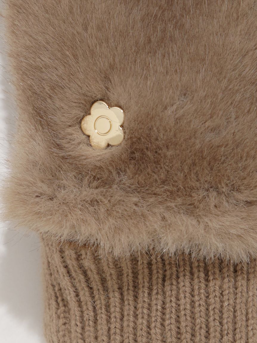 LILY BROWN×MARY QUANT】デイジーモチーフファーミトン(Hearts2Hearts