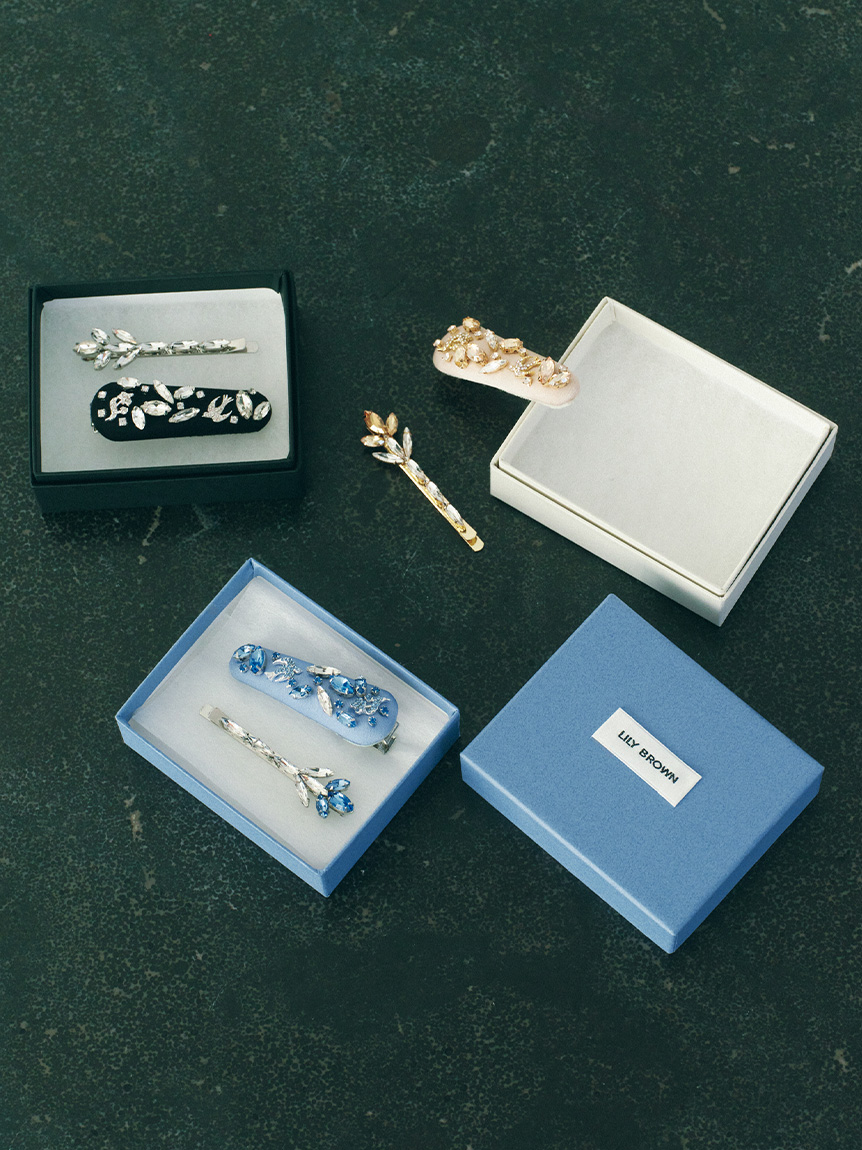 Lilywingビジューヘアピンセット(Hearts2Hearts着用)(ヘッド