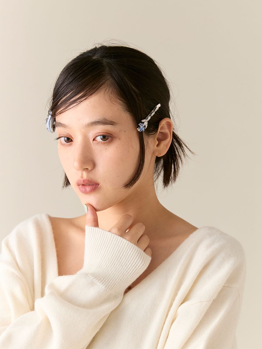 Lilywingビジューヘアピンセット(Hearts2Hearts着用)(ヘッド