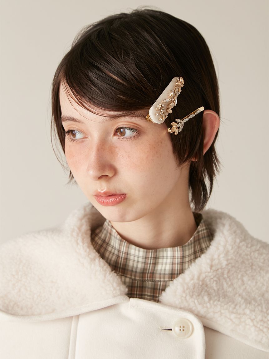 Lilywingビジューヘアピンセット(Hearts2Hearts着用)(ヘッド