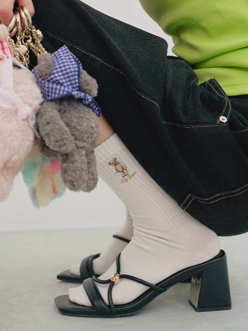 Lily Bearリブソックス(雑貨)｜ファッション雑貨｜LILY BROWN（リリー