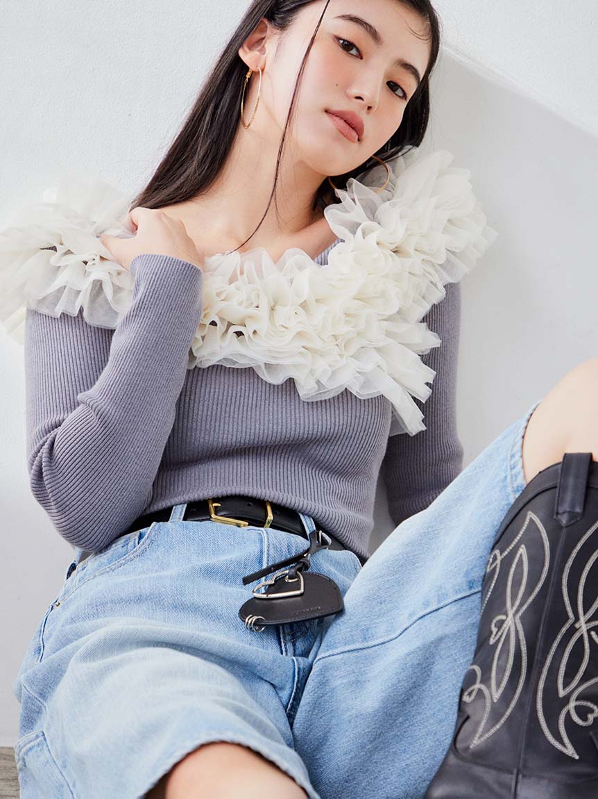 スクエアバックルベルト(ベルト・サスペンダー)｜ファッション雑貨