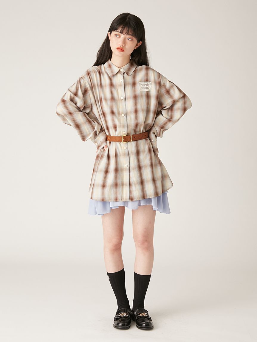 lily brown バリエーションガーターライクベルト 白 リリーブラウン LILY BROWN バリエーションガーターライクベルト