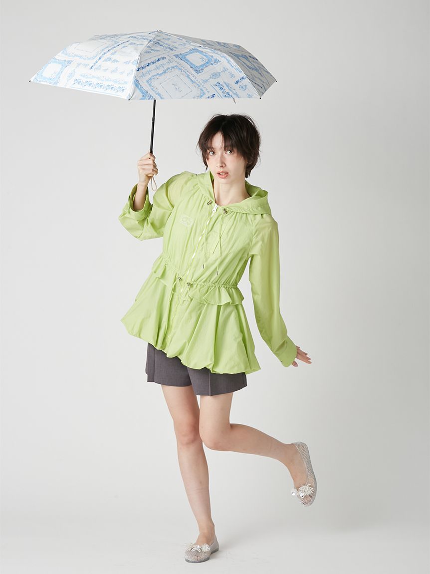 LILY BROWN×PROTECT U】Lily Bearモチーフ晴雨兼用折り畳み日傘(雑貨