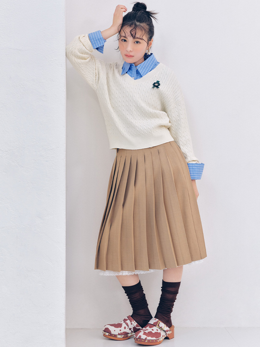 シアーリブハイソックス(雑貨)｜ファッション雑貨｜LILY BROWN（リリー