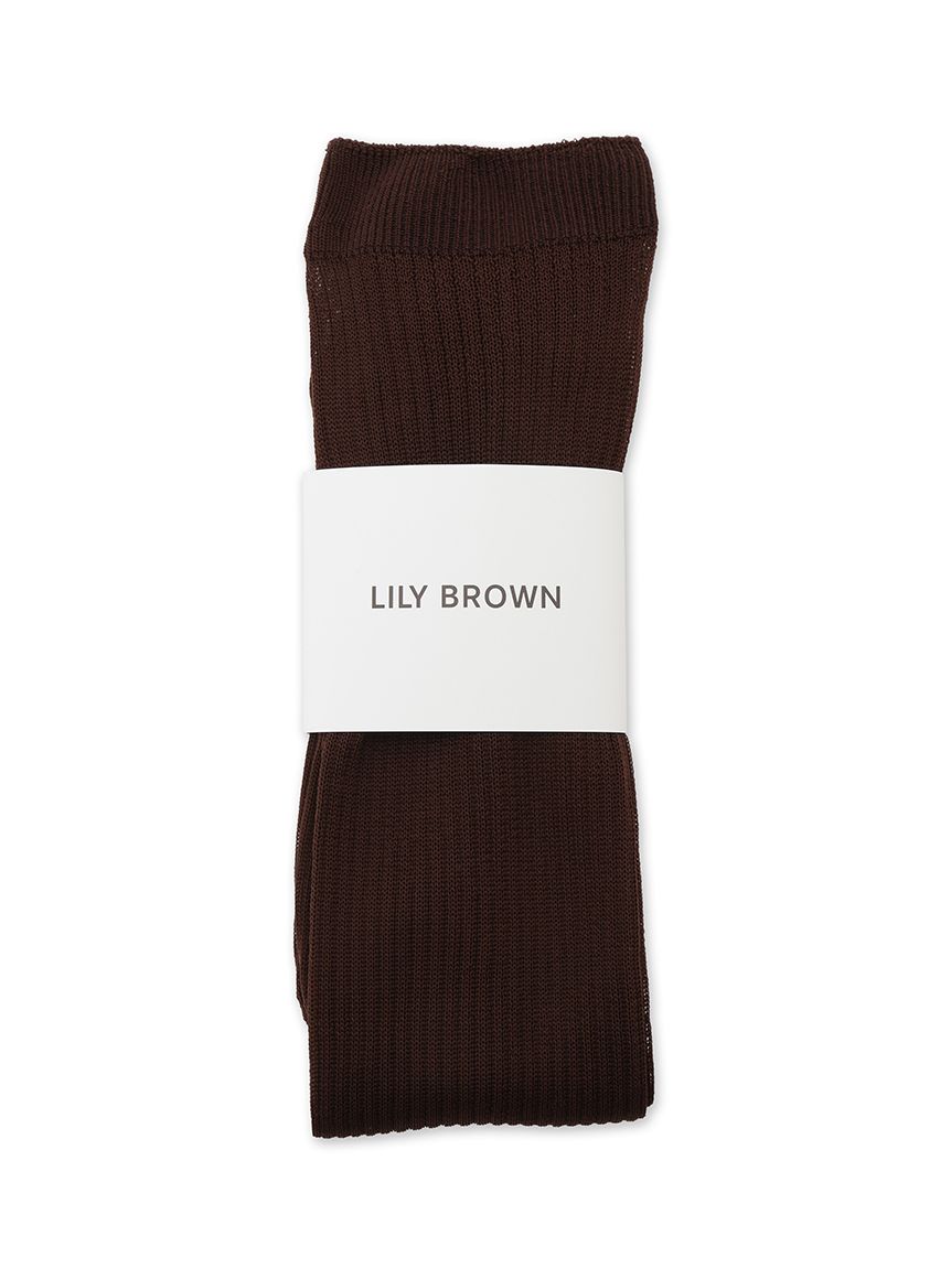 シアーリブハイソックス(雑貨)｜ファッション雑貨｜LILY BROWN（リリー