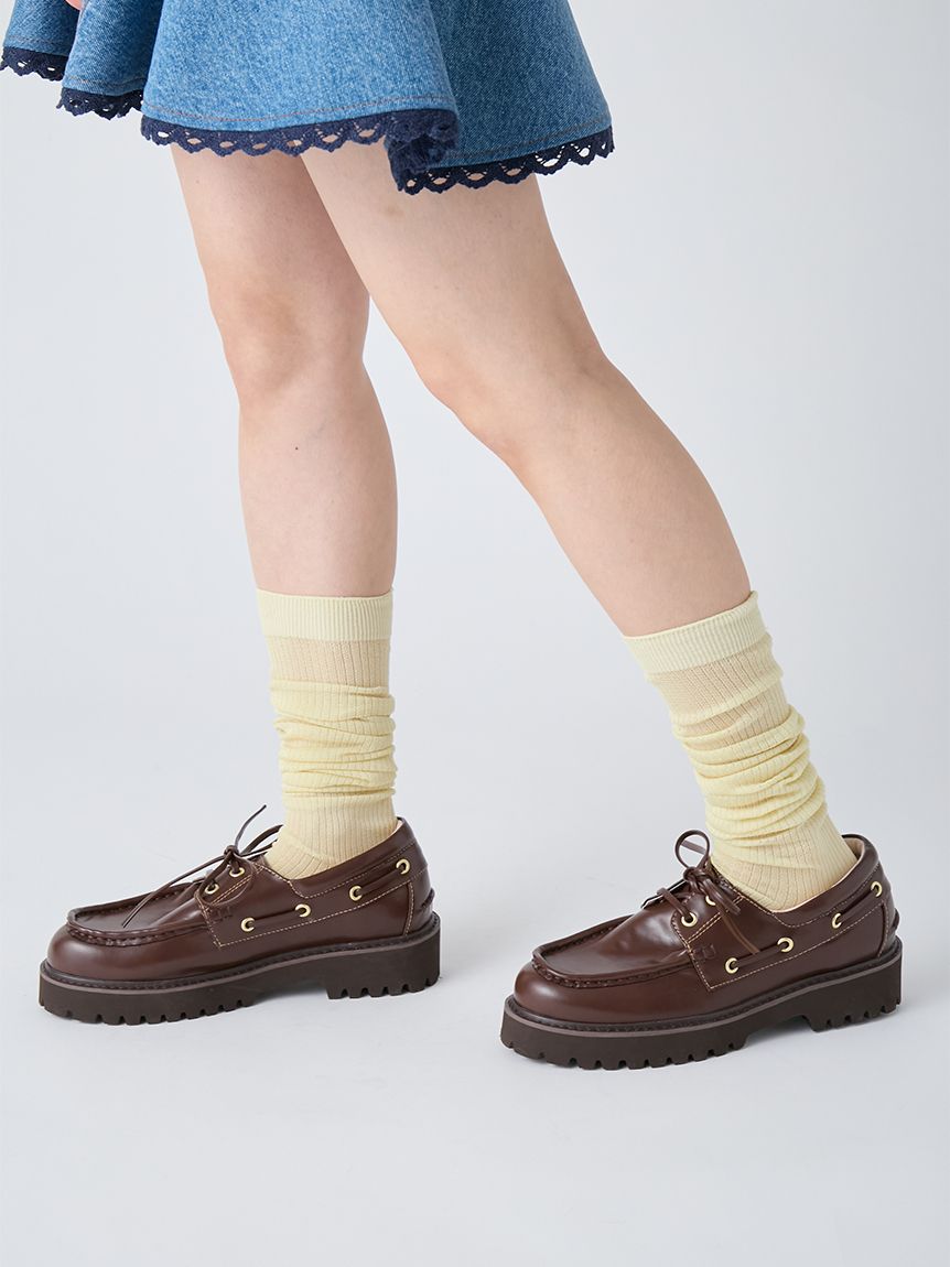 シアーリブハイソックス(雑貨)｜ファッション雑貨｜LILY BROWN（リリー