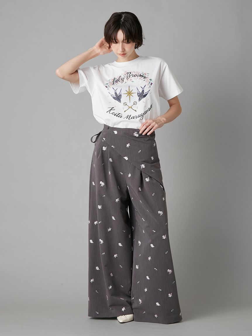 LILY BROWN×KEITA MARUYAMA】エンブロイダリートライアングルスカーフ