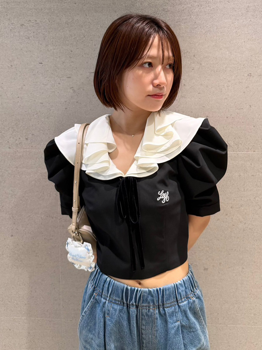 LILY BROWN×Hearts2Hearts】ロゴ刺繍クッションチャーム(その他