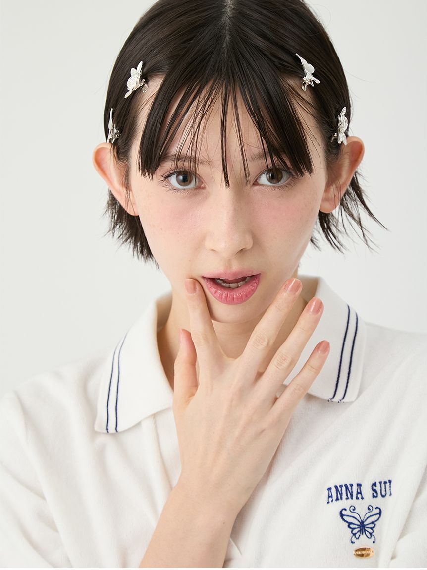 LILY BROWN×ANNA SUI】バタフライ＆ローズヘアクリップセット(ヘッド