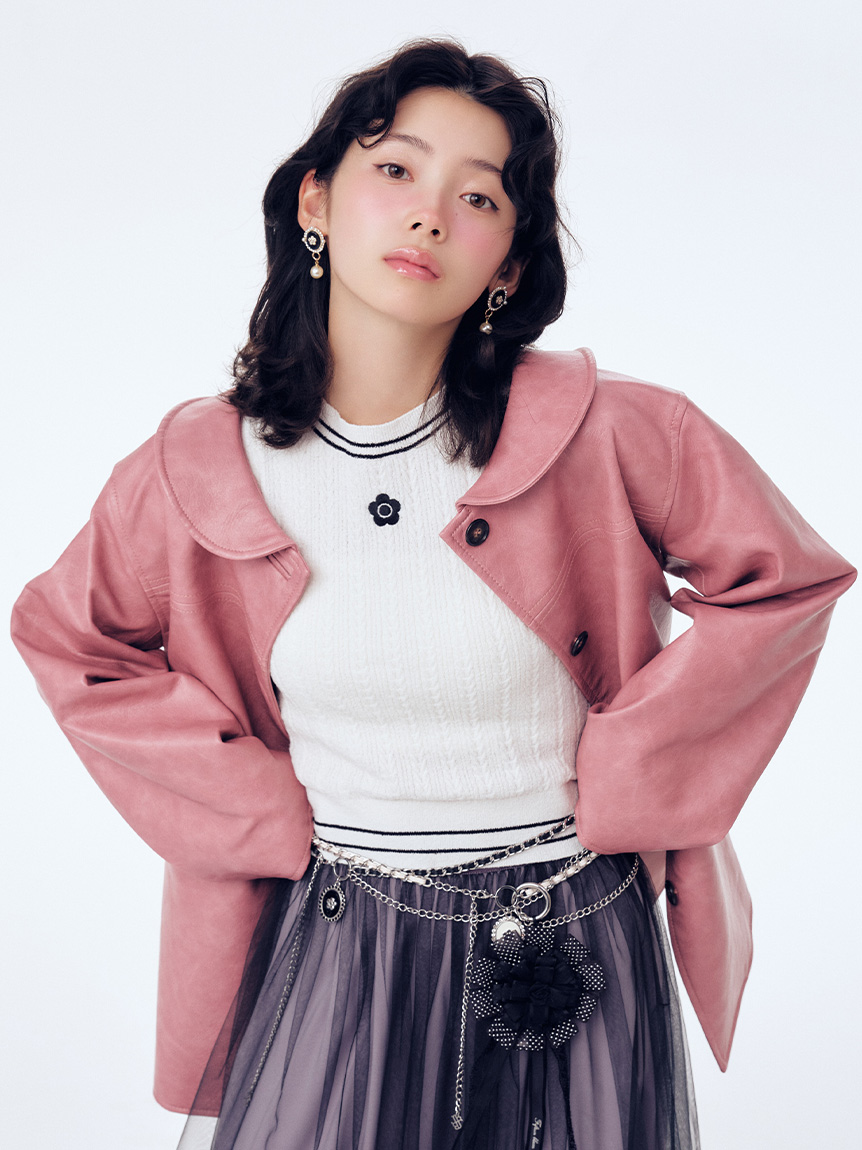 LILY BROWN×MARY QUANT】2連チェーンベルト(ベルト・サスペンダー