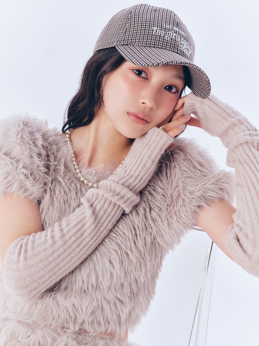 エンブロイダリーロゴキャップ(帽子)｜ファッション雑貨｜LILY BROWN