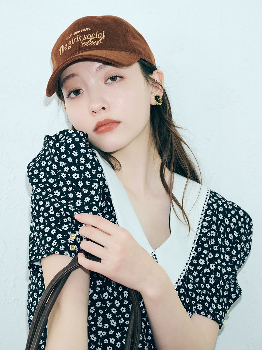 エンブロイダリーロゴキャップ(帽子)｜ファッション雑貨｜LILY BROWN