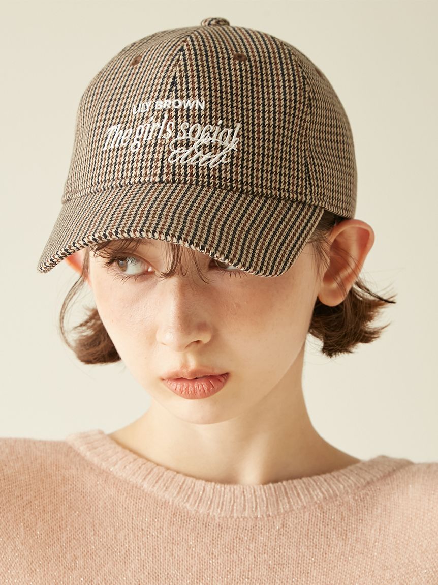 エンブロイダリーロゴキャップ(帽子)｜ファッション雑貨｜LILY BROWN