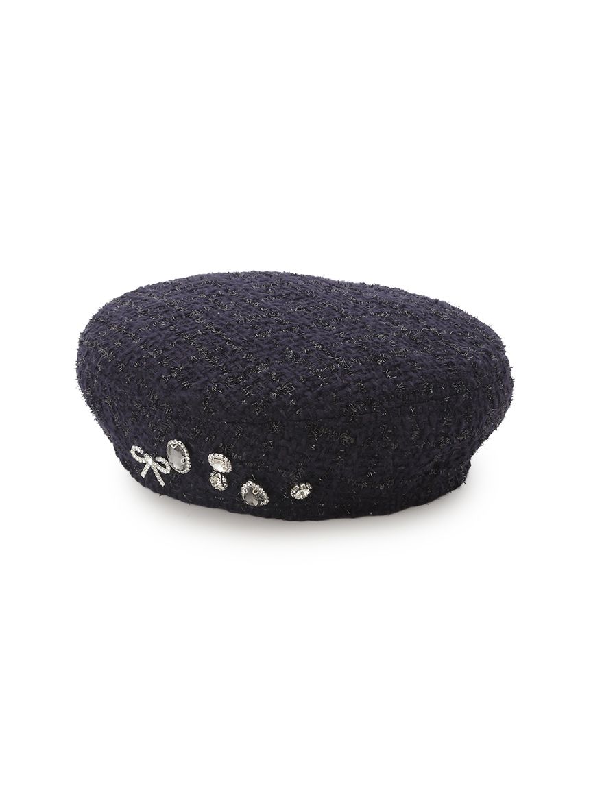 L.B CANDY STOCK]デコラティブベレー帽(Hearts2Hearts着用)(帽子