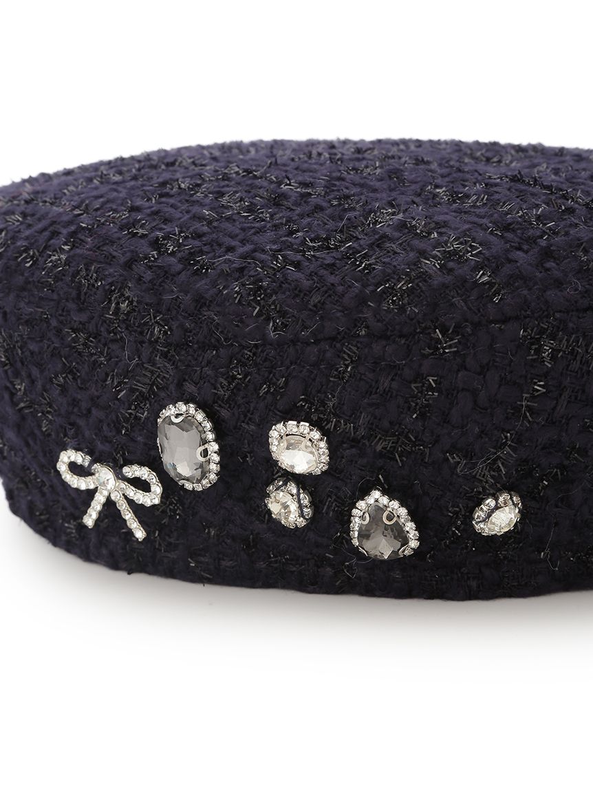 L.B CANDY STOCK]デコラティブベレー帽(Hearts2Hearts着用)(帽子