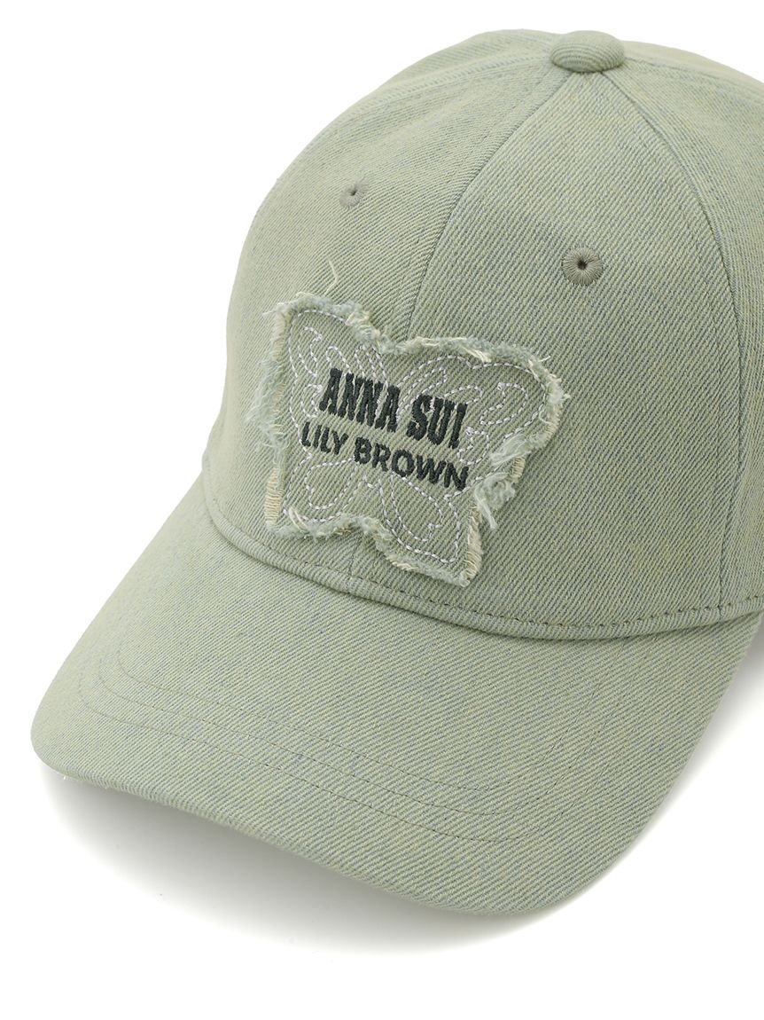 LILY BROWN×ANNA SUI】バタフライモチーフキャップ(帽子